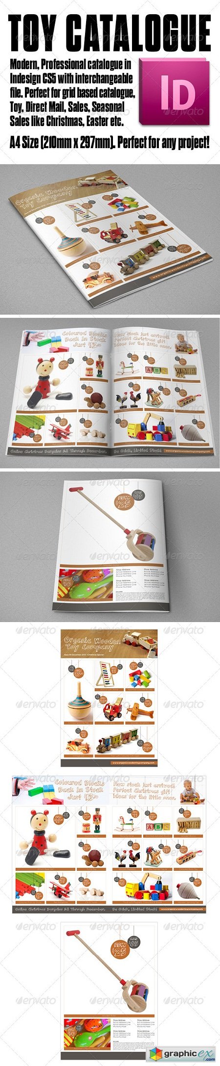 Organic Product A4 Toy Catalogue 4 page