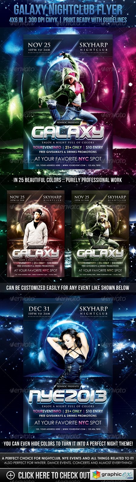 Galaxy Nightclub Flyer