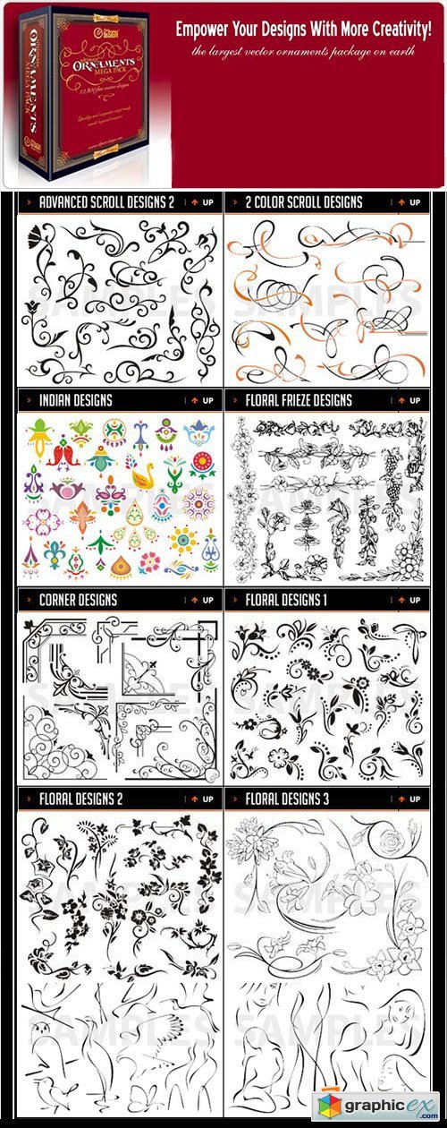 clipart design ultimate ornaments collection - photo #1