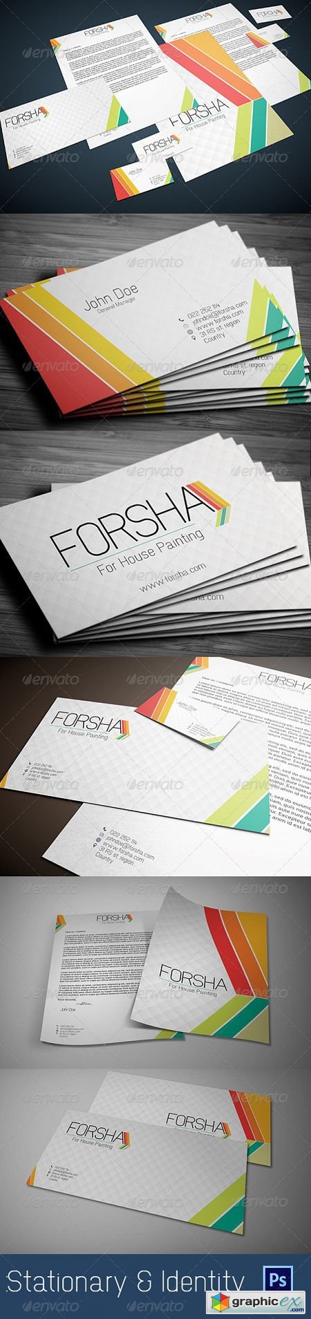 Stationary & Identity: Forsha