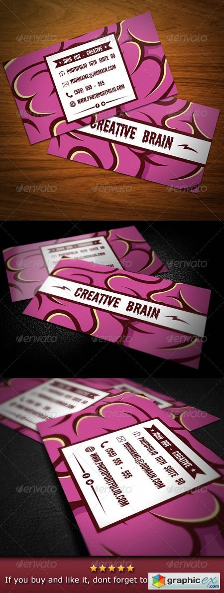 Creative Brain Business Card