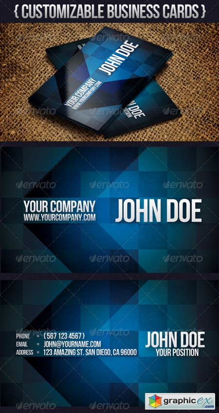 Modern Arrow Business Card