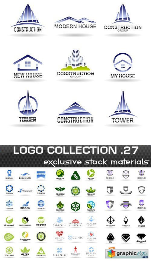Collection of Logos vol.27, 25xEPS, AI