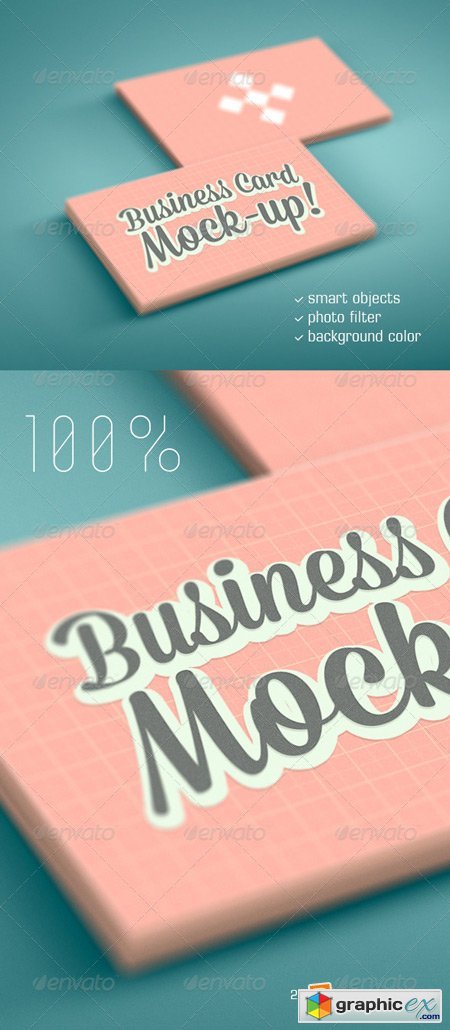 Photorealistic Business Card Mock-Up