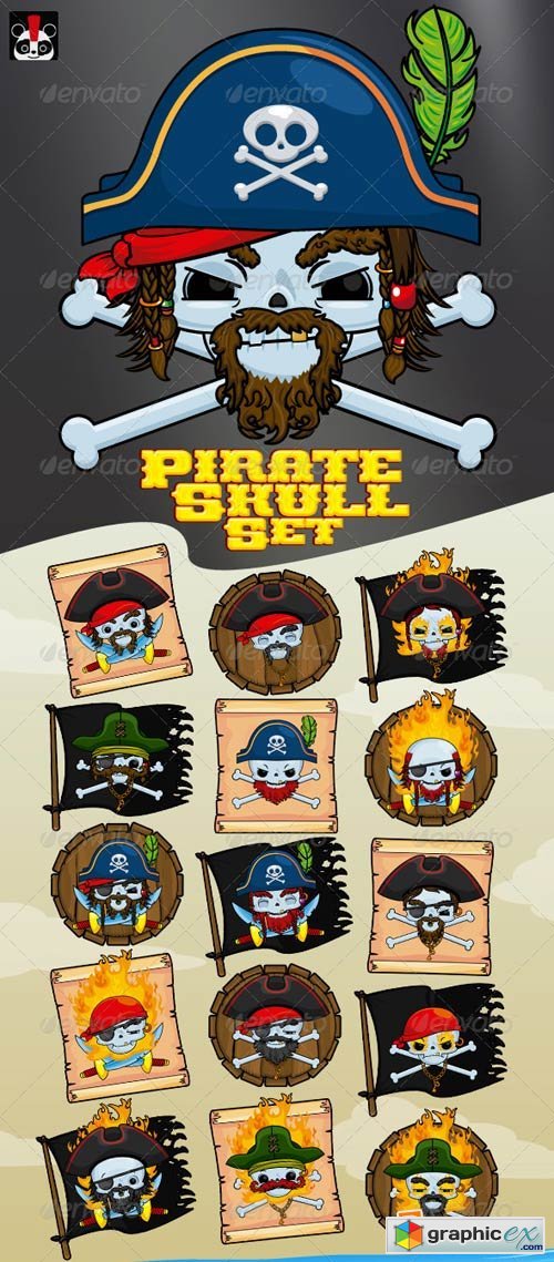 Pirate Skull Set 4571211