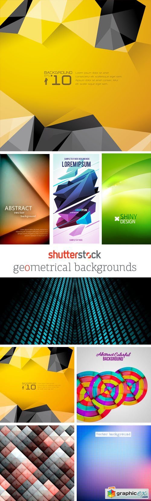 Amazing SS - Geometrical Backgrounds, 25xEPS