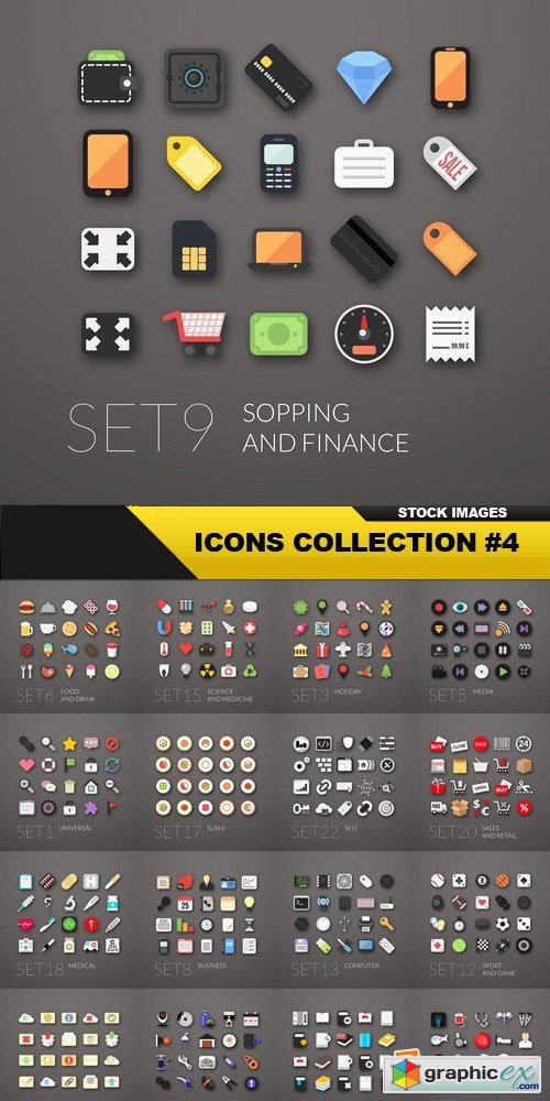 Icons Collection #4 - 25 Vector