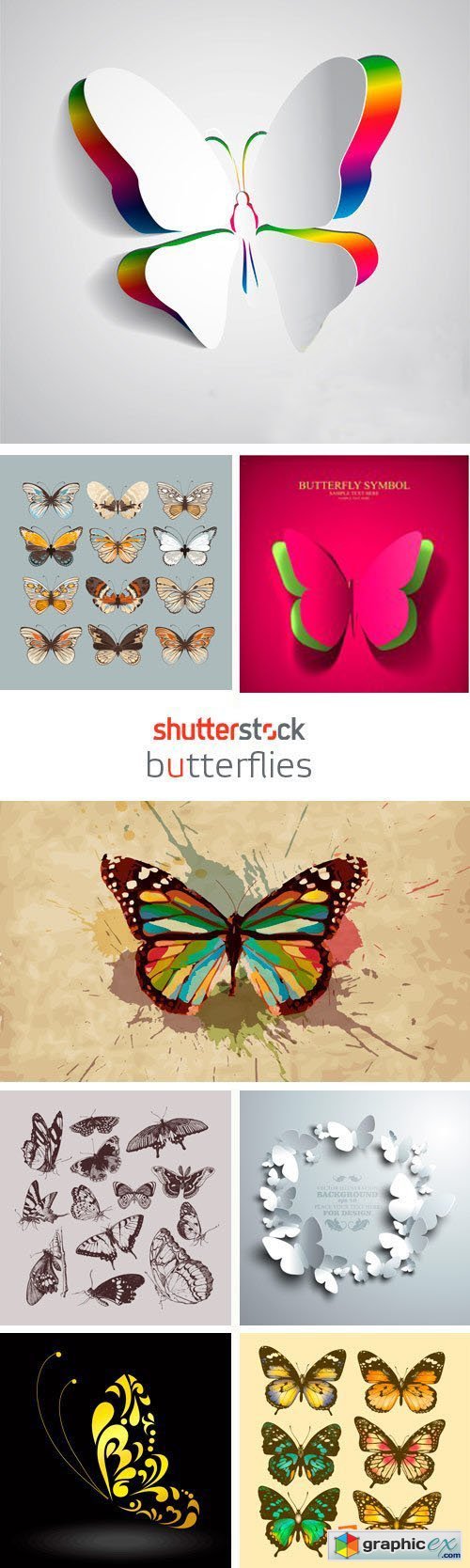 Amazing SS - Butterflies, 25xEPS
