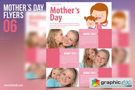 Creativemarket Mother&#180;s Day Flyers 34571