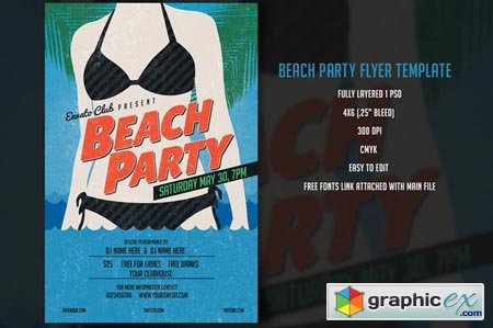 Creativemarket Beach Party 33034