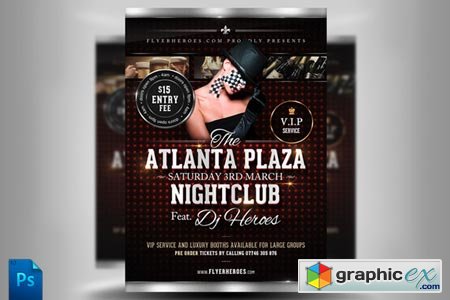 Creativemarket Atlanta Plaza Flyer Template 488