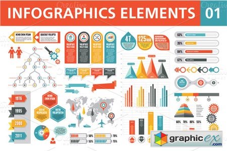 Creativemarket Infographics Elements 01 7592
