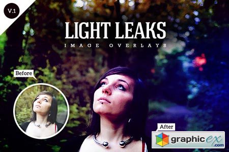 Creativemarket Light Leaks (Image Overlays)