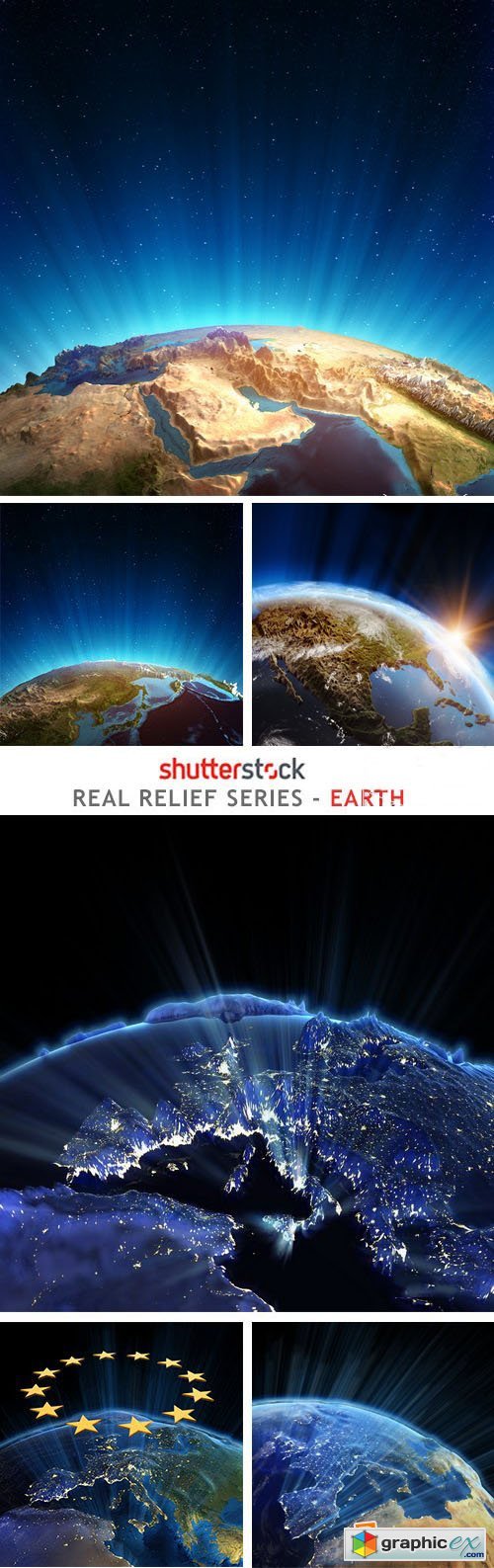 Real Relief Series - Earth - 24xJPG