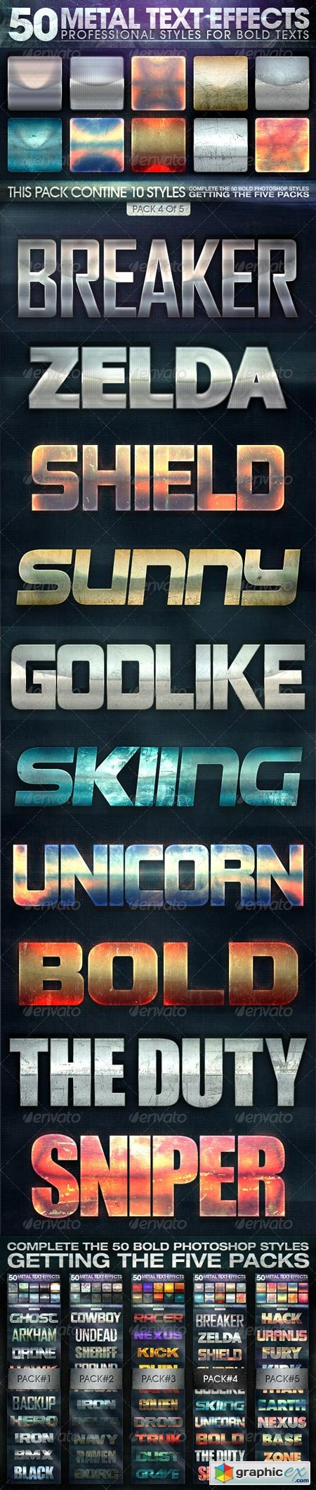 50 Metal Text Effects 4 of 5 7336802