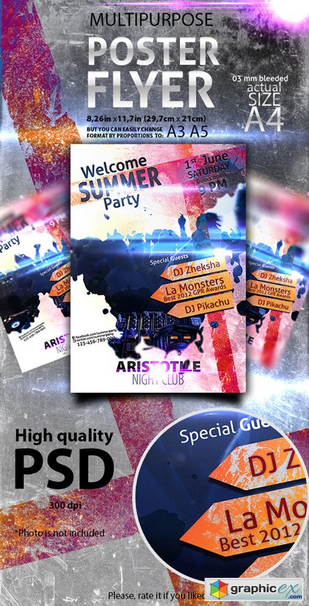 Creativemarket Party Flyer 6278