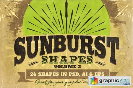 Sunbursts Shapes Vol.2 22856
