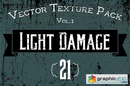 Creativemarket 21 Vector Textures - Light Damage 33723