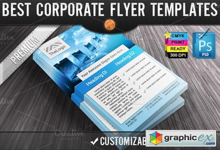 Creativemarket Business Computers Flyers Templates 3355