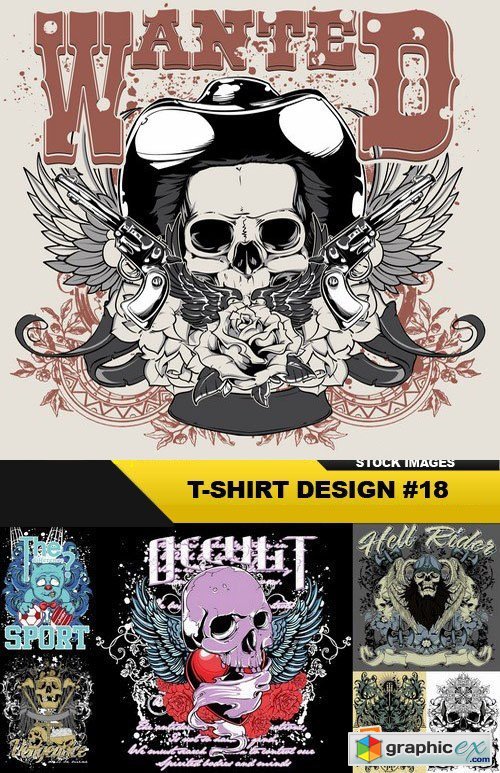 T-Shirt Design #18 - 25xEPS