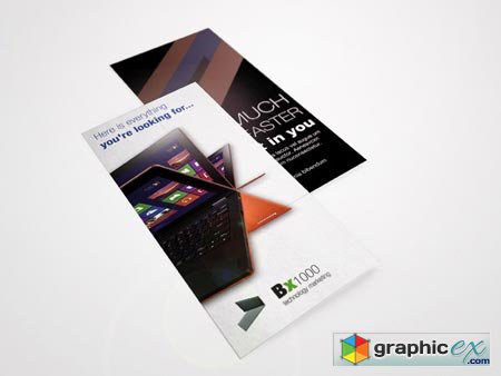 Creativemarket Laptop Tri-Fold Brochure 10253