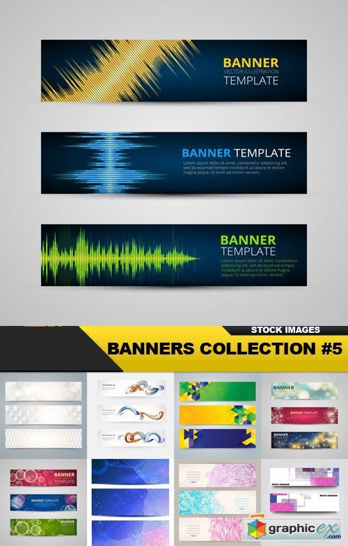 Banners Collection #5 - 25 Vector