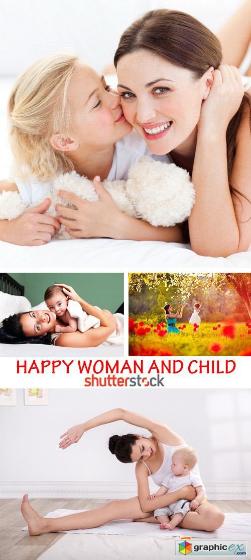 Amazing SS - Happy woman and child 25xJPG