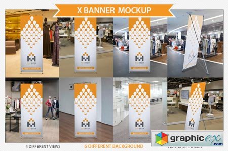 Creativemarket X Banner Mockup 12585