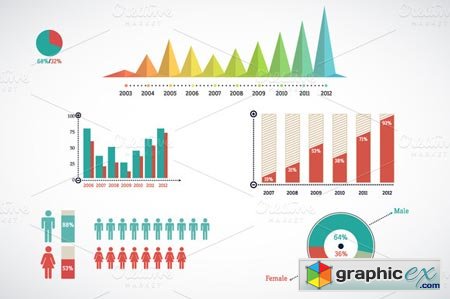 Detail infographic vector 1842