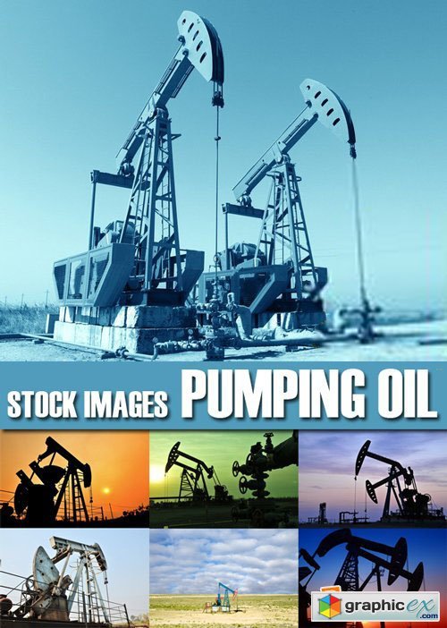 Stock Photos - Pumping Oil, 25xJPG