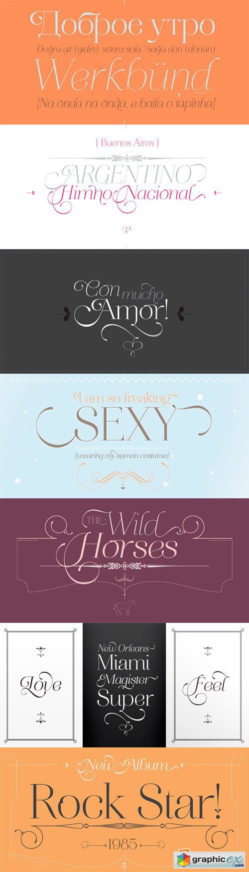 Aire Font Family - 9 Fonts for $273