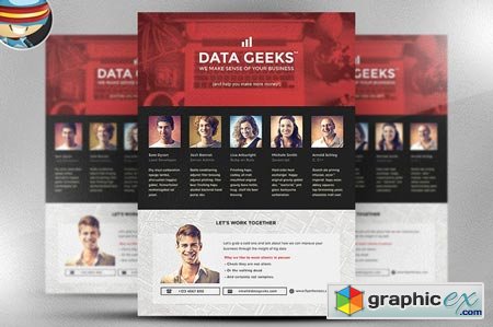 Data Geeks Flyer Template 41857
