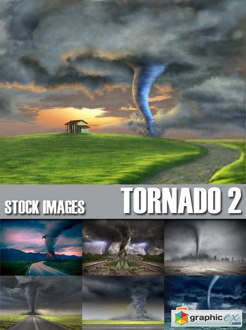 Stock Photos - Tornado, wind, whirlwind 2, 25xJPG
