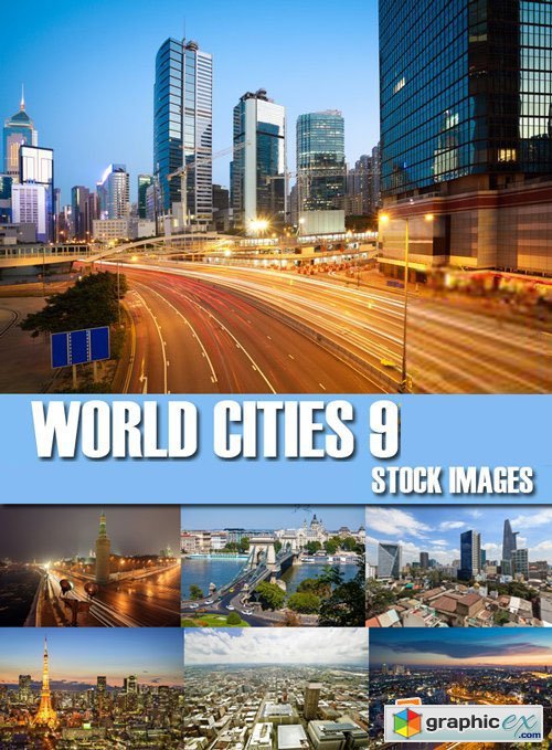 Stock Photos - World Cities 9, 25xJPG