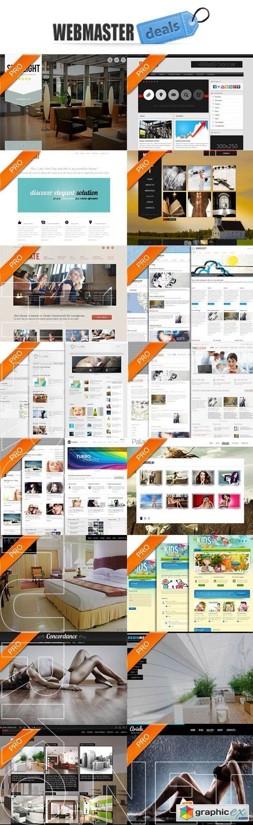 Webmaster-Deals - 17 Awesome Wordpress Themes