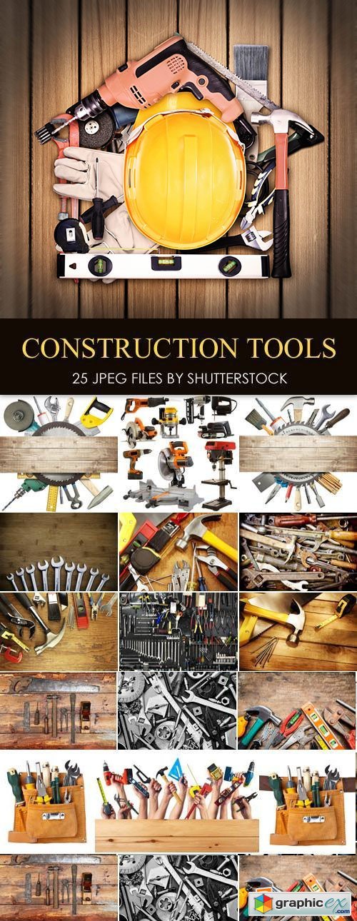 Stock Photo - Construction & Carpentry Tools