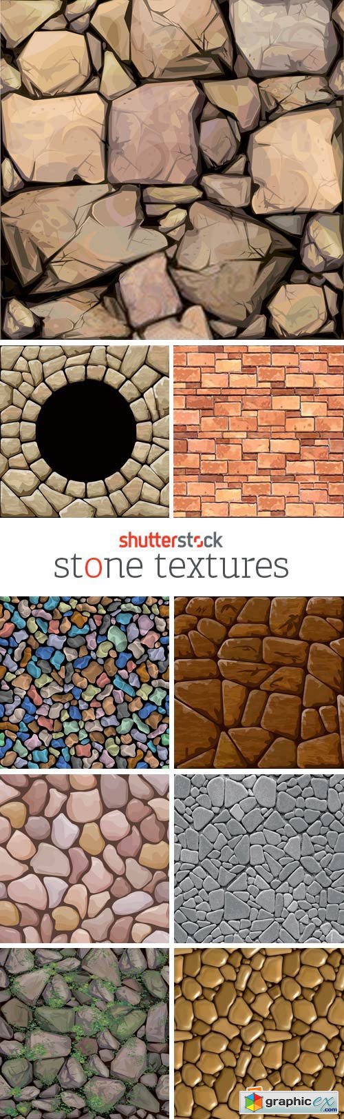 Amazing SS - Stone Textures, 24xEPS