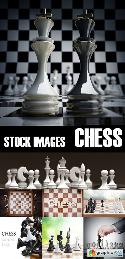 Stock Photos - Chess, 25xJPG