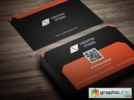 Creative Orange Business Card 39628