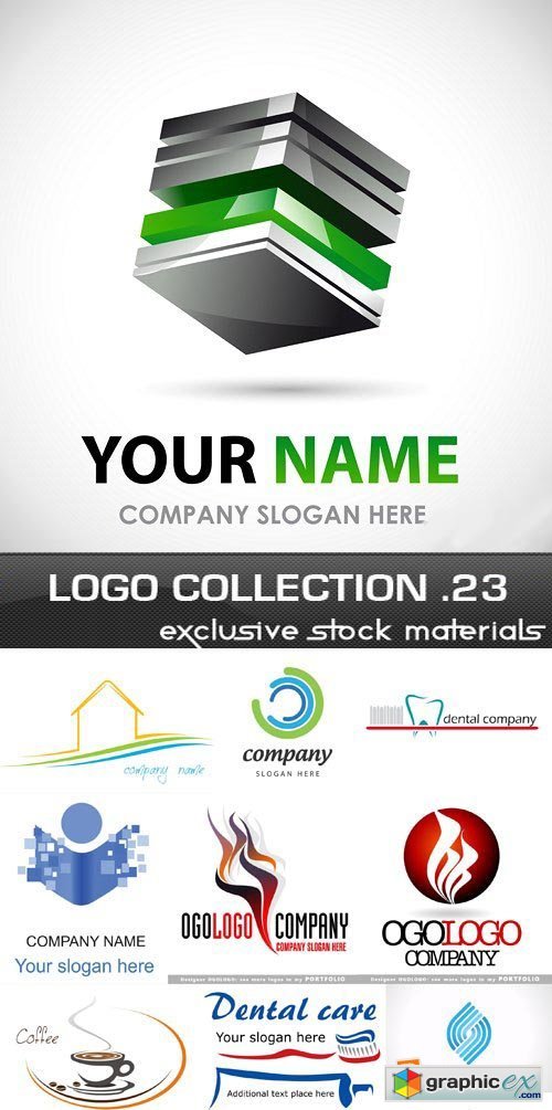 Collection of Logos vol.23, 25xEPS, AI
