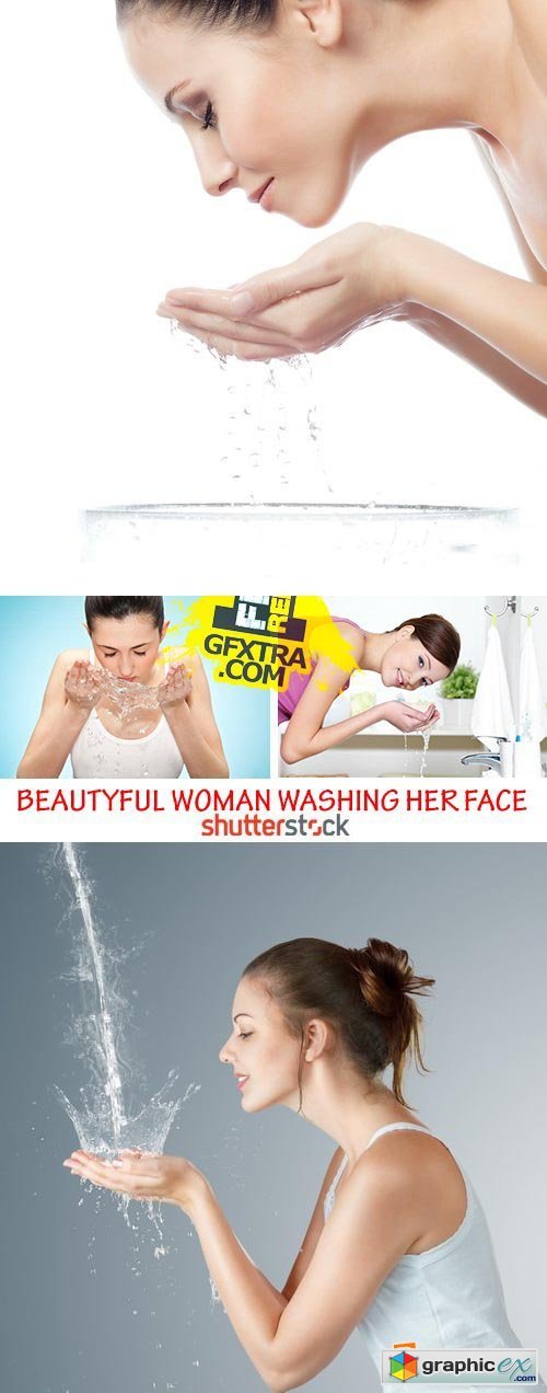 Amazing SS - Beautiful woman washing her face 23xJPG