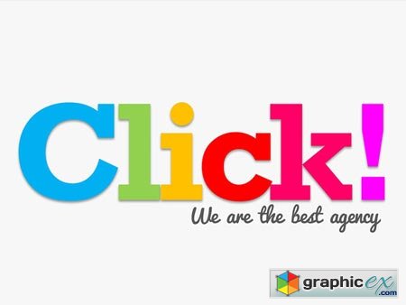 Colorful Click Keynote Template 41112