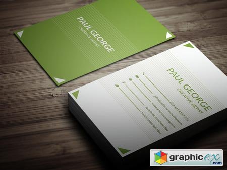Simple Green Corporate Business Card 39490