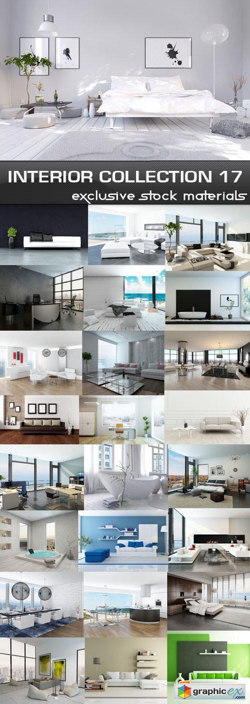 Collection of Interiors Vol.17B, 25xJPG
