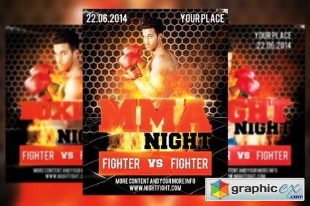 MMA Night Flyer 38155