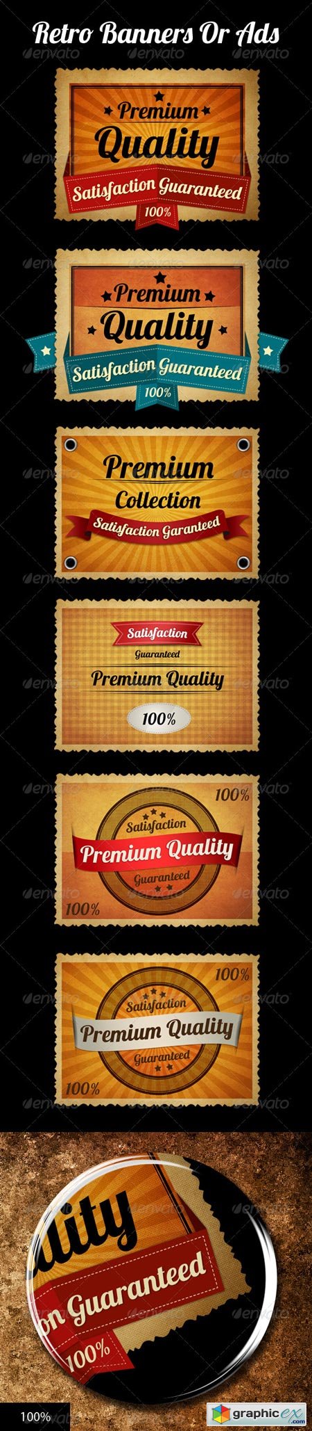Retro Banners or Ads 1186304