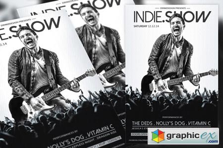 Indie Show Flyer 43482