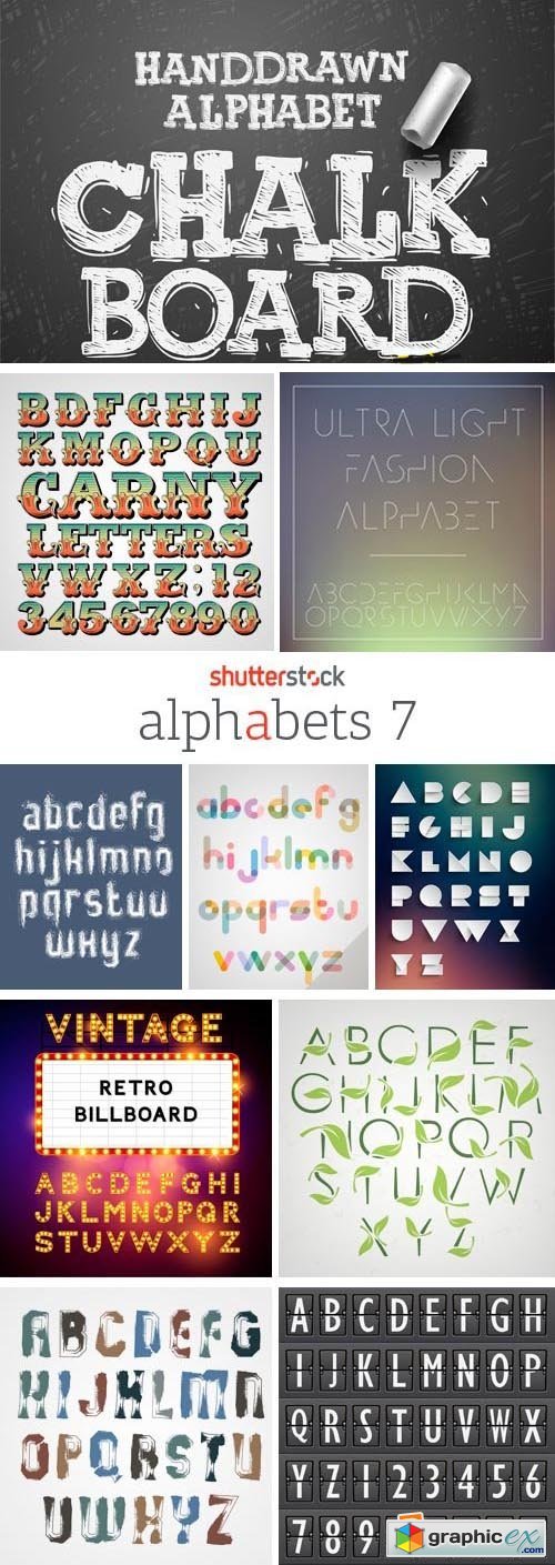 Amazing SS - Alphabets 7, 25xEPS