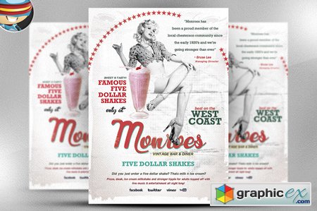 Monroes Flyer Template 42913