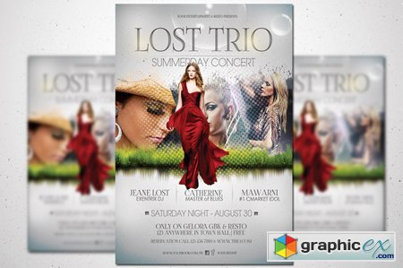 Lost Trio Flyer - Summer Vaganza 43058